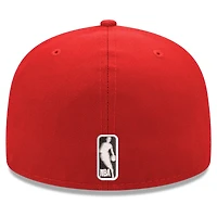 Men's New Era Red Houston Rockets 59FIFTY Fitted Hat