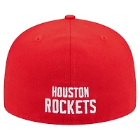 Casquette ajustée New Era Deceptor 59FIFTY rouge des Houston Rockets pour homme