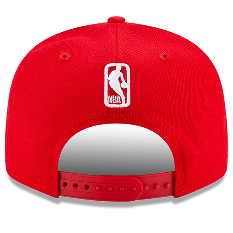 Men's New Era Red Houston Rockets Official Team Color 9FIFTY Snapback Hat