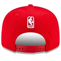 Men's New Era Red Houston Rockets Official Team Color 9FIFTY Snapback Hat