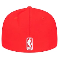 Men's New Era  Red Houston Rockets Team 59FIFTY Fitted Hat