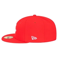 Men's New Era  Red Houston Rockets Team 59FIFTY Fitted Hat