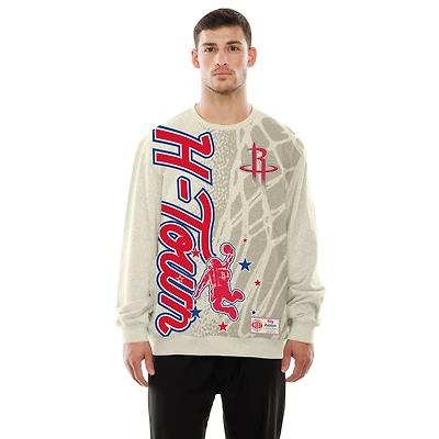 Men's New Era Tan Houston Rockets 2025/26 City Edition Sweatshirt