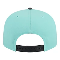 Men's New Era Turquoise/Charcoal Houston Rockets Color Pack Two-Tone 9FIFTY Snapback Hat