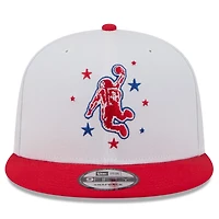 Men's New Era White/Red Houston Rockets 2025/26 City Edition 9FIFTY Snapback Hat