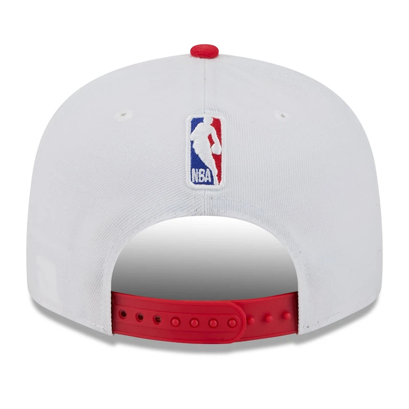 Men's New Era White/Red Houston Rockets 2025/26 City Edition 9FIFTY Snapback Hat