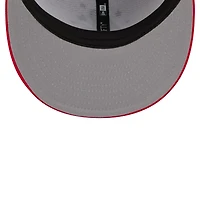 Casquette snapback New Era 9FIFTY City Edition 2025/26 des Houston Rockets, blanche et rouge, pour homme