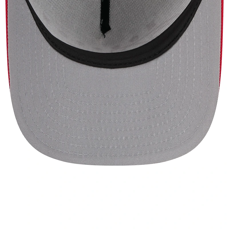 Casquette ajustée New Era 59FIFTY blanche/rouge pour homme des Houston Rockets, draft NBA 2025