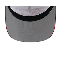 Casquette ajustable New Era 19TWENTY en nylon blanc/rouge pour homme, Houston Rockets, draft NBA 2025