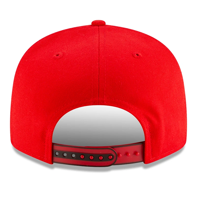 Casquette snapback 9FIFTY blanche/rouge pour homme New Era Houston Rockets 2025 NBA Tip Off Split Panel