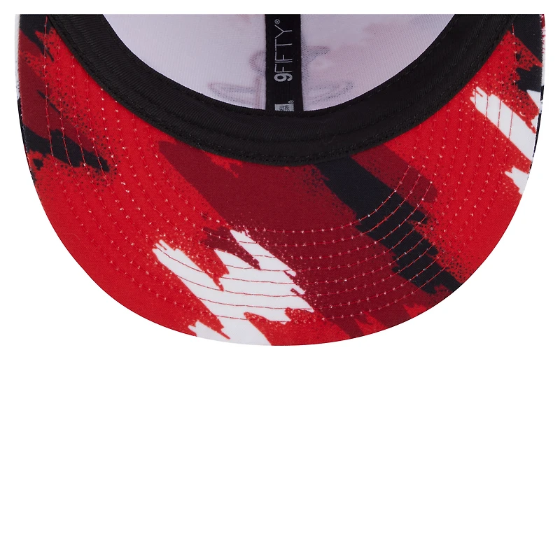 Casquette snapback 9FIFTY blanche Houston Rockets de New Era pour homme