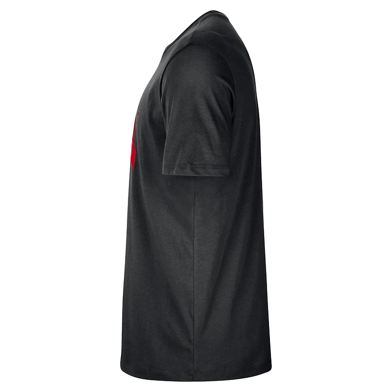 T-shirt d'entraînement Nike noir authentique des Houston Rockets pour homme
