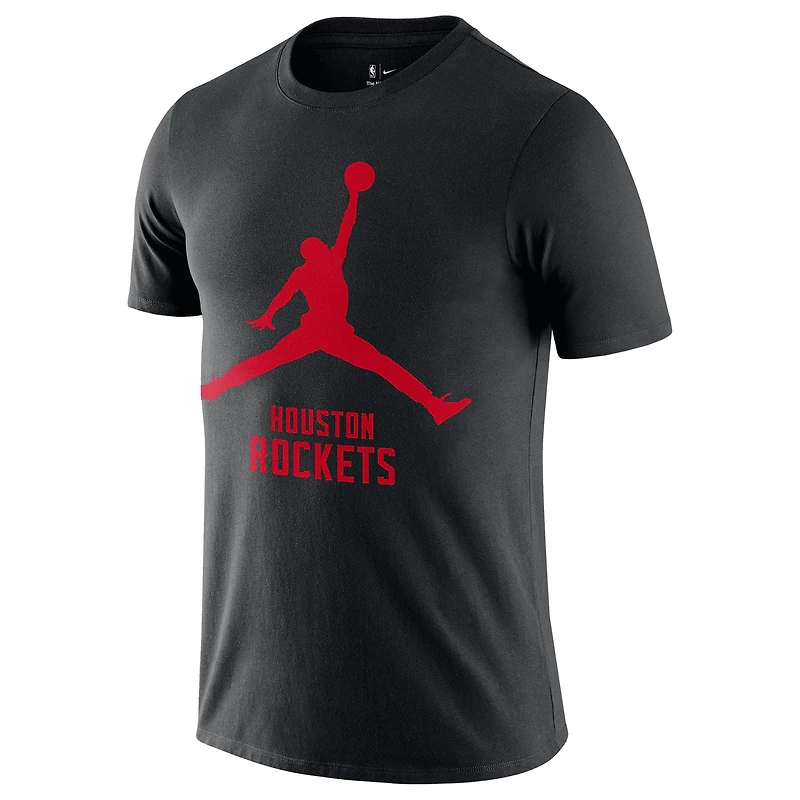 T-shirt Nike Essential Jumpman des Houston Rockets pour homme, noir