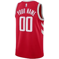 Homme Nike Rouge Houston Rockets - Swingman Maillot Personnalisé Icon Edition