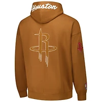 Sweat à capuche épaules tombantes Pro Standard Brown Houston Rockets Paint the City pour homme