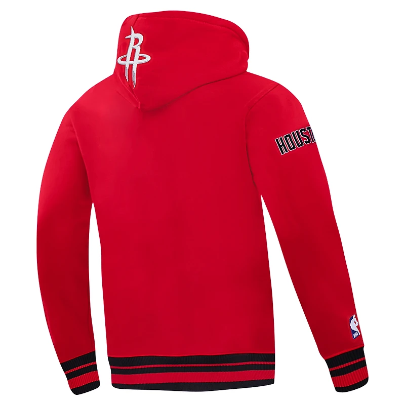Sweat à capuche enfiler Pro Standard Red Houston Rockets Area Code pour homme