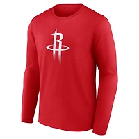 Men's Houston Rockets Primary Logo Long Sleeve T-Shirt