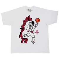T-shirt oversize blanc Stadium Essentials pour homme, motif mascotte Houston Rockets NBA x Staycool