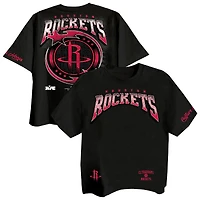 T-shirt premium noir Two Hype pour homme, collection Houston Rockets Drip & Dime