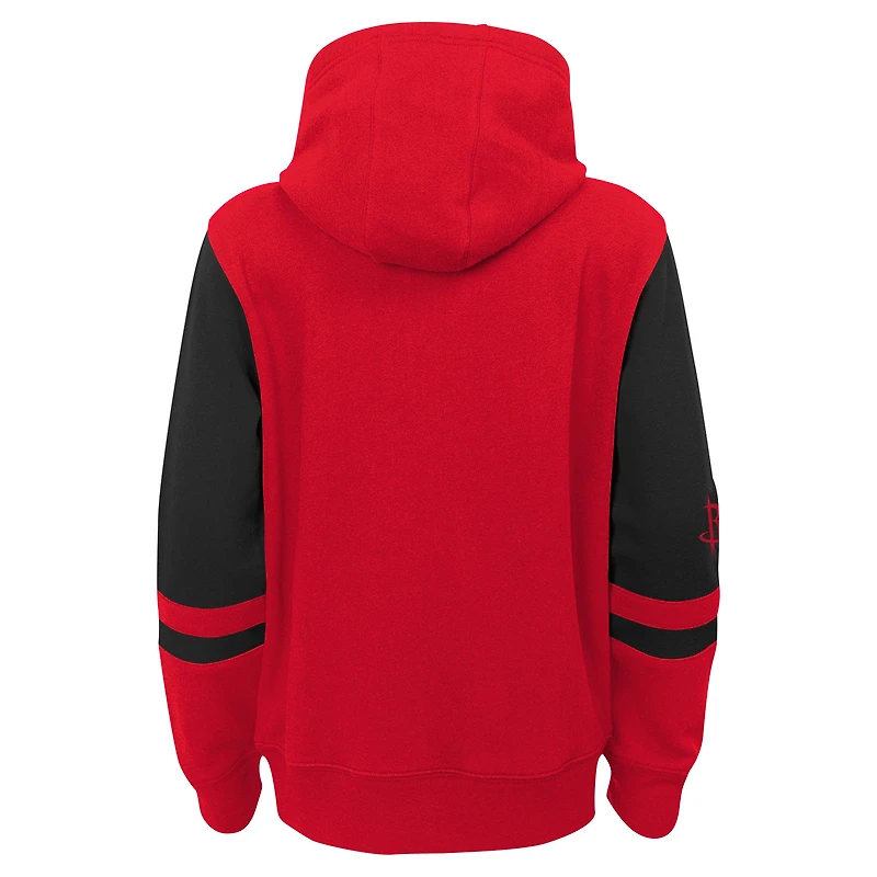 Preschool Red Houston Rockets Straight To The League Full-Zip Hoodie