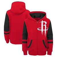 Preschool Red Houston Rockets Straight To The League Full-Zip Hoodie