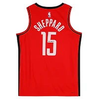 Reed Sheppard Houston Rockets Autographed Red Nike Icon Swingman Jersey