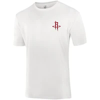 T-shirt unisexe blanc FISLL avec logo Burst des Houston Rockets