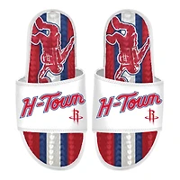 Unisex ISlide  White Houston Rockets 2025/26 City Edition Gel Slide Sandals
