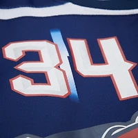 Maillot de hockey unisexe Mitchell & Ness Hakeem Olajuwon bleu marine des Houston Rockets Maxxed Out Fashion