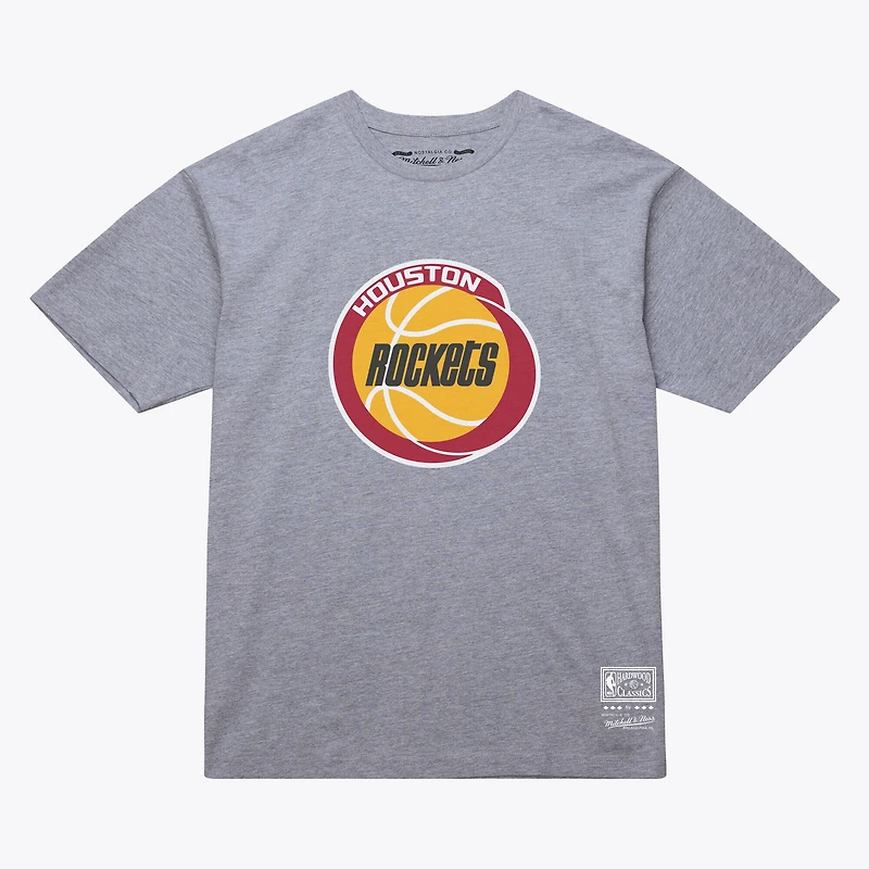 T-shirt unisexe Mitchell & Ness rouge Houston Rockets Hardwood Classics Arch