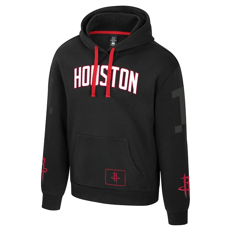 Sweat à capuche unisexe Stadium Essentials noir Houston Rockets City Star