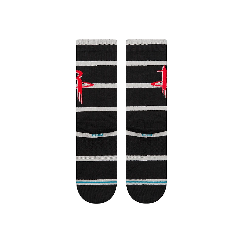 Unisex  Stance Houston Rockets Prep Stripe Crew Sock