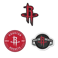 Lot de 3 aimants de réfrigérateur haut de gamme WinCraft Houston Rockets