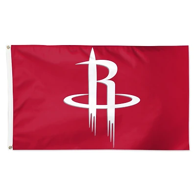 WinCraft Houston Rockets 3' x 5' Drapeau simple face avec logo principal