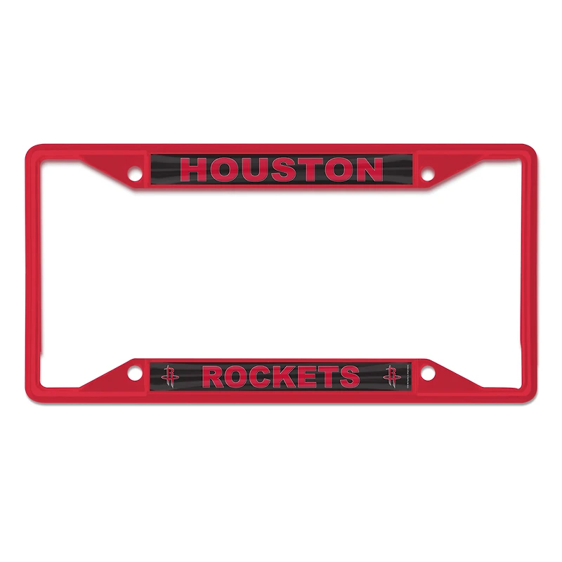 Cadre de plaque d'immatriculation couleur chrome WinCraft Houston Rockets