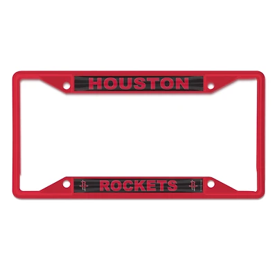 Cadre de plaque d'immatriculation couleur chrome WinCraft Houston Rockets