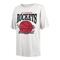T-shirt blanc pour femme Houston Rockets City Edition Down Court Sadie '47