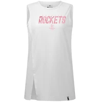 Débardeur à imprimé floral Houston Rockets Influx pour femme Levelwear blanc