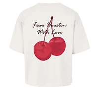 Women's '47  Cream Houston Rockets Love Letter Reed City T-Shirt