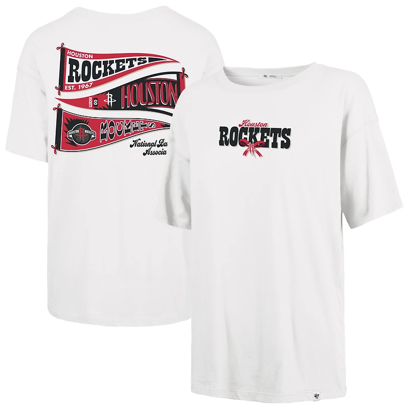 T-shirt Sadie blanc '47 Houston Rockets pour femmes