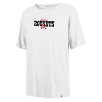 Women's '47 White Houston Rockets Bow and Banner Sadie T-Shirt