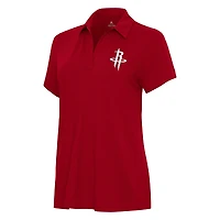 Women's Antigua Red Houston Rockets Era Polo