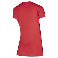 Women's Concepts Sport  Red/Black Houston Rockets Vector Top & Flannel Pants Sleep Set