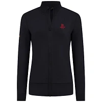 Women's Levelwear Black Houston Rockets Shine Full-Zip Jacket