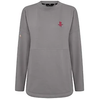 Sweat-shirt gris Beaudry pour femme des Houston Rockets de Levelwear