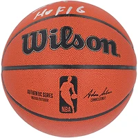 Yao Ming Houston Rockets Autographed Wilson Authentic Series Indoor/Outdoor Basketball with "HOF 16" Inscription