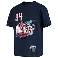 T-shirt pour jeune Mitchell & Ness Hakeem Olajuwon rouge Houston Rockets Hardwood Classics avec nom et numéro