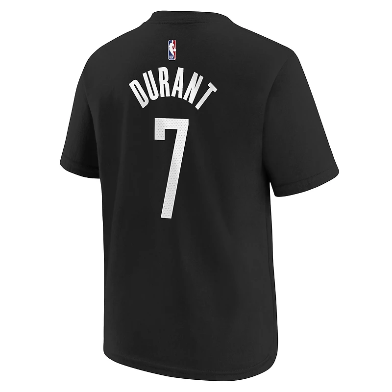 T-shirt Jordan Brand Kevin Durant noir Houston Rockets pour enfant, avec nom et numéro.