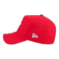 Youth New Era  Red Houston Rockets 9FORTY A-Frame Adjustable Hat