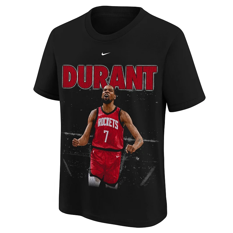 T-shirt Nike Kevin Durant noir pour jeune des Houston Rockets New Faces x Places
